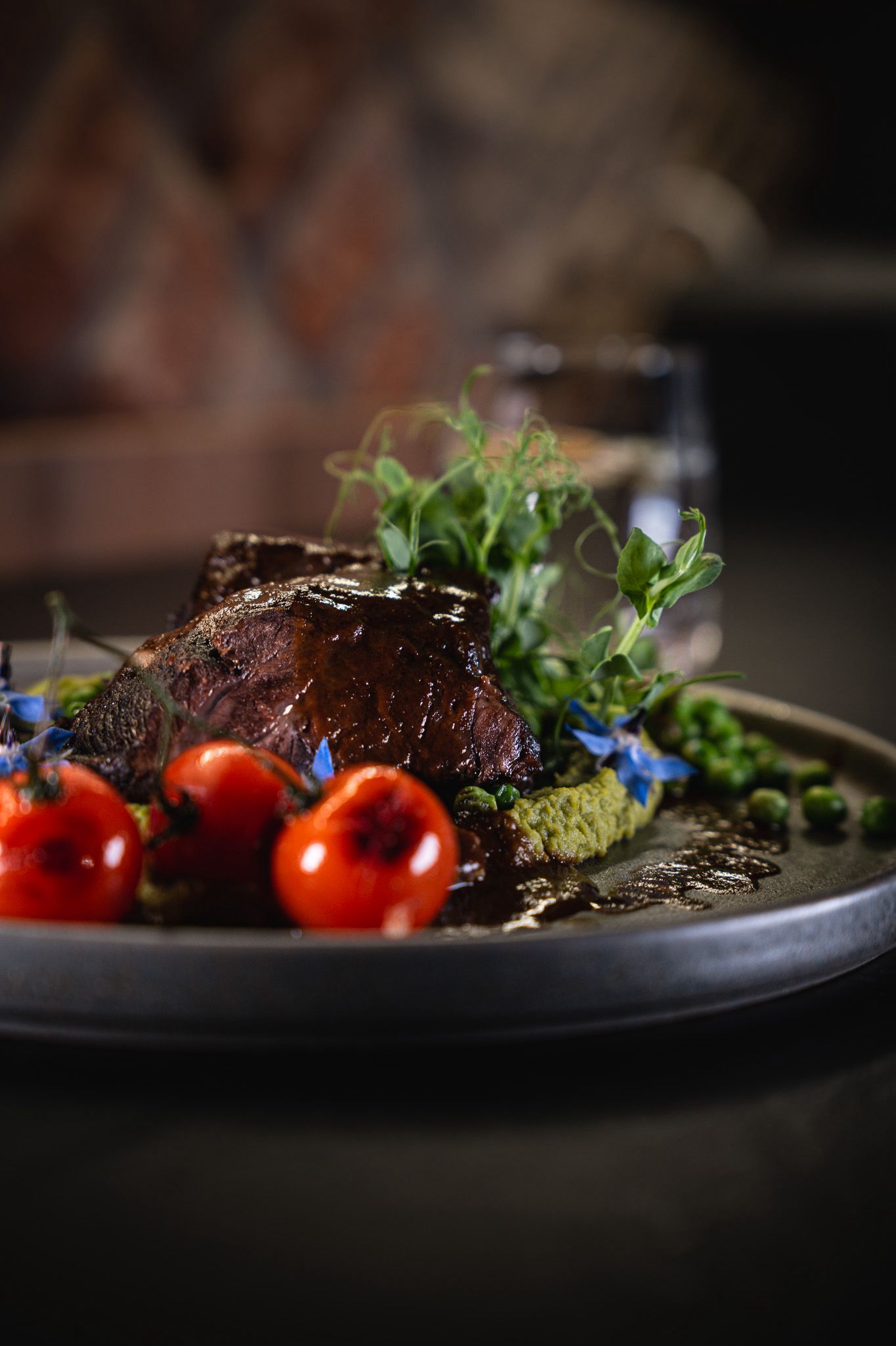 Vorspeise mit regionalen Zutaten aus Sachsen