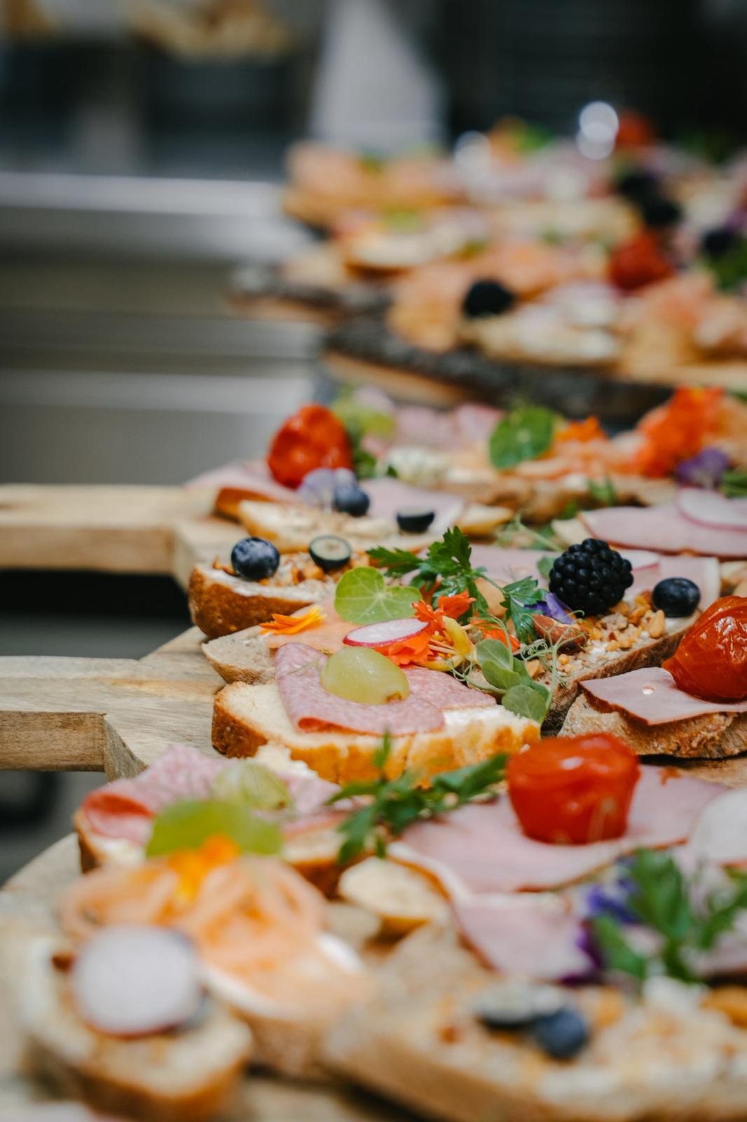 Fingerfood-Häppchen für Firmenveranstaltung